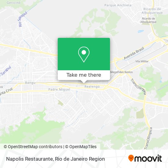 Mapa Napolis Restaurante