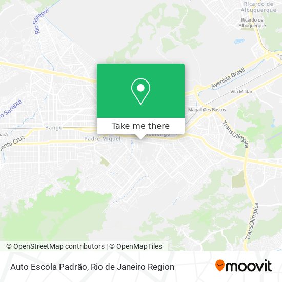 Mapa Auto Escola Padrão