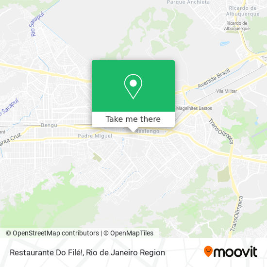 Mapa Restaurante Do Filé!