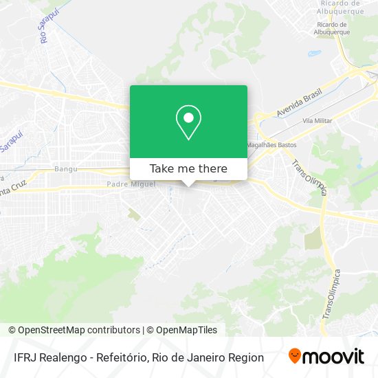 IFRJ Realengo - Refeitório map