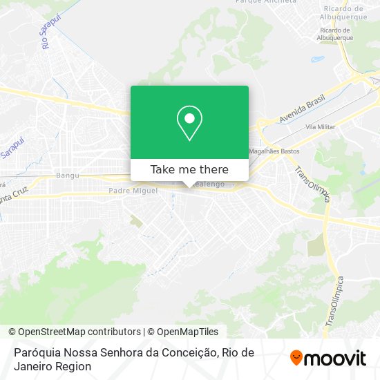 Mapa Paróquia Nossa Senhora da Conceição