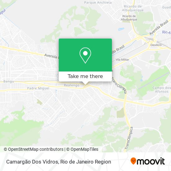 Camargão Dos Vidros map