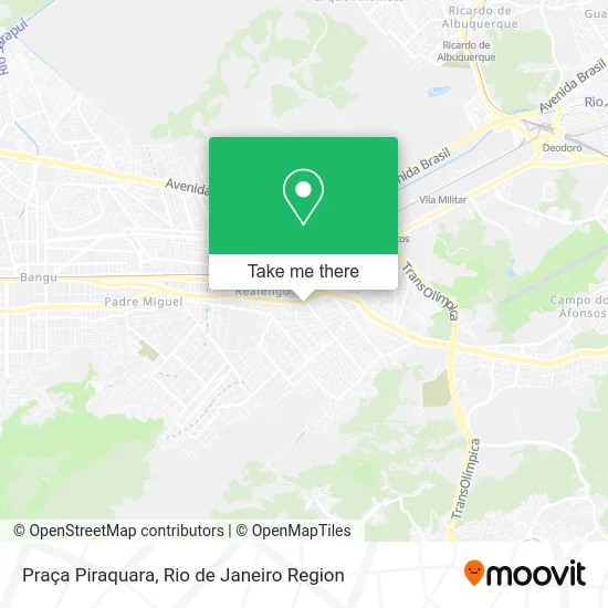 Praça Piraquara map