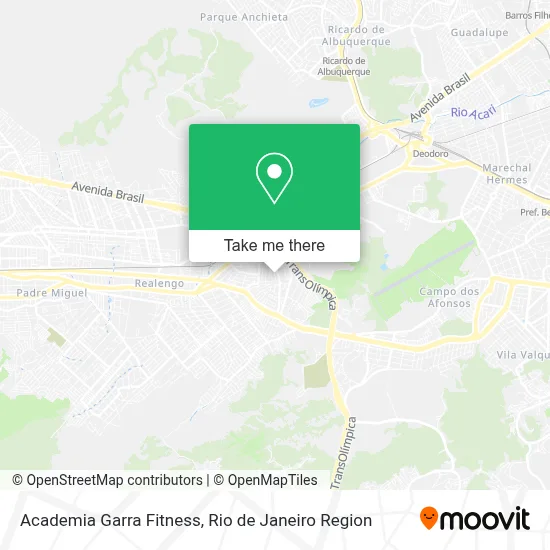 Academia Garra Fitness map