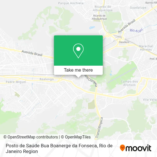 Posto de Saúde Bua Boanerge da Fonseca map