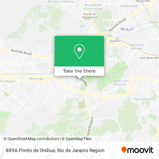 889A Ponto de Onibus map