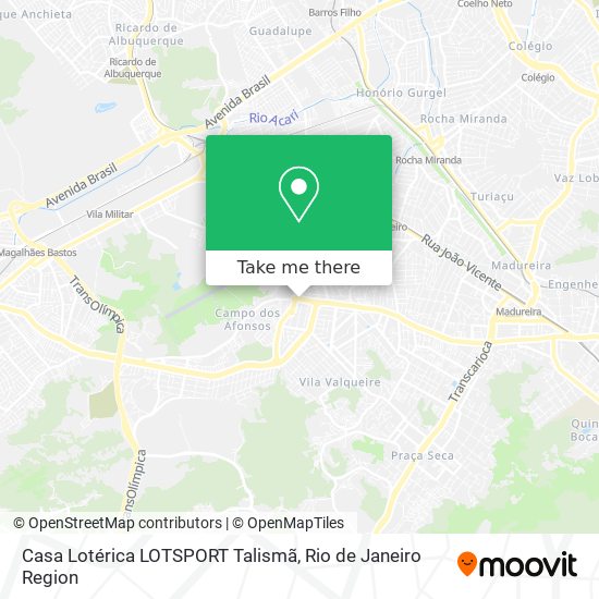 Casa Lotérica LOTSPORT Talismã map