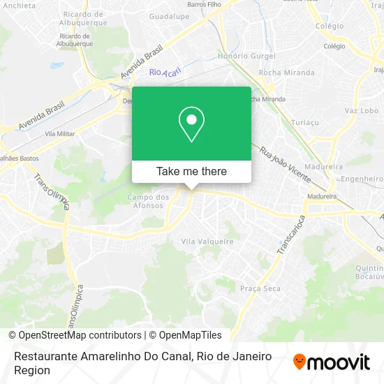 Restaurante Amarelinho Do Canal map