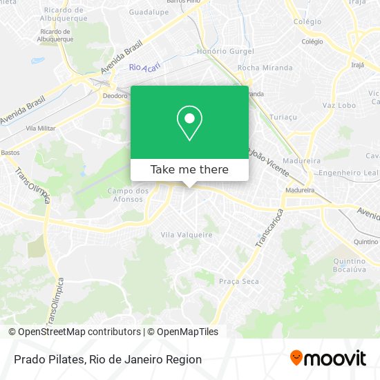 Prado Pilates map