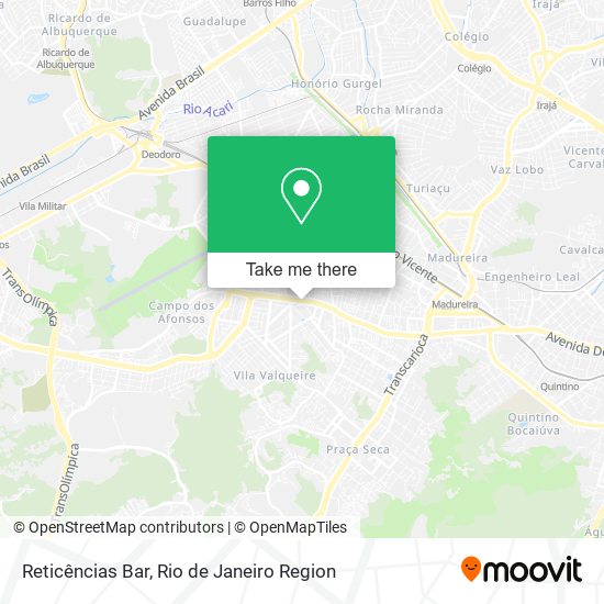 Reticências Bar map