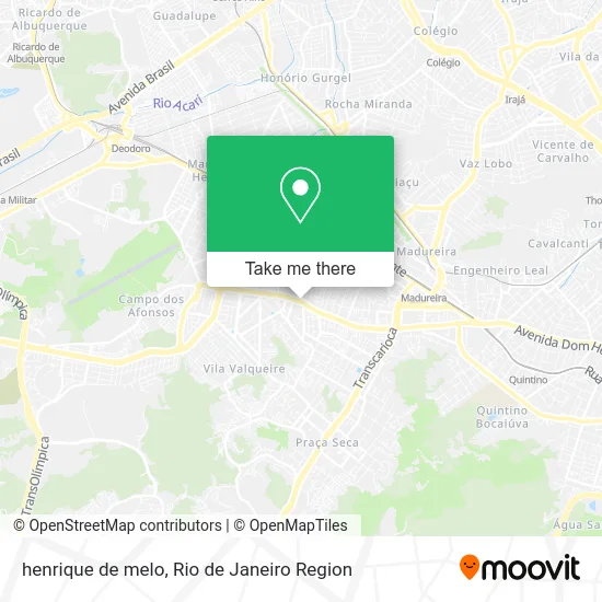 henrique de melo map