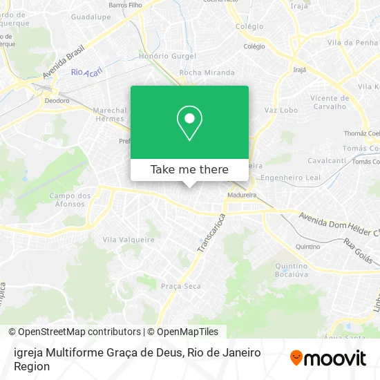 igreja Multiforme Graça de Deus map