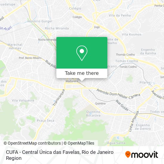 CUFA - Central Única das Favelas map