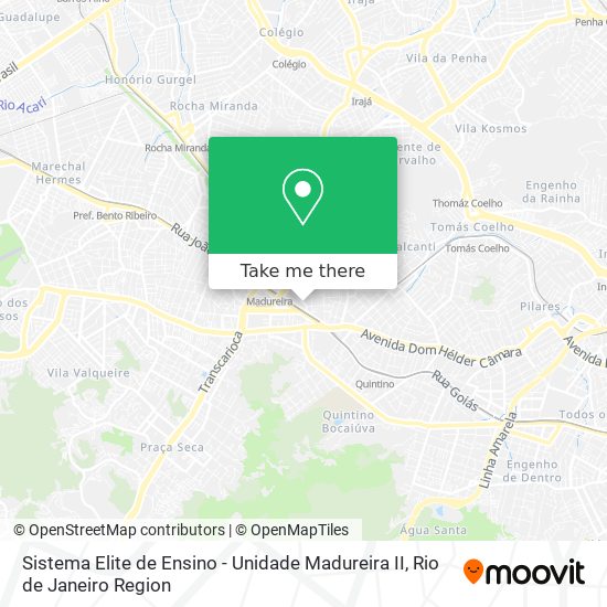 Sistema Elite de Ensino - Unidade Madureira II map