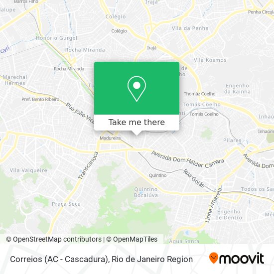 Correios (AC - Cascadura) map