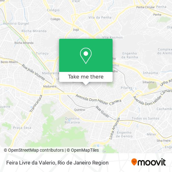 Feira Livre da Valerio map