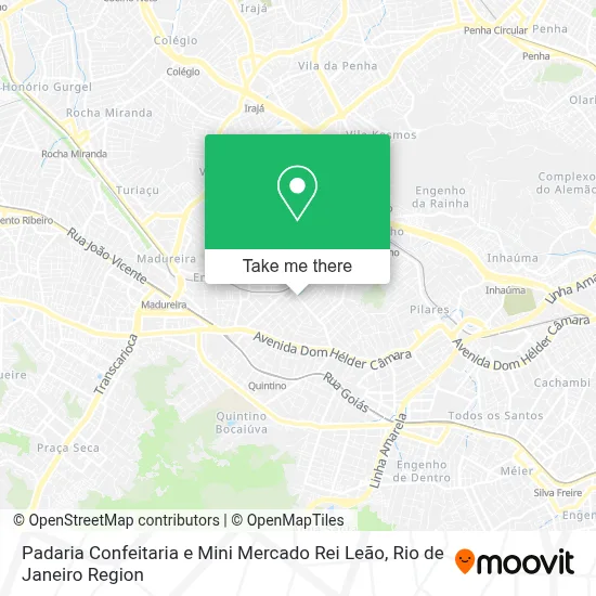 Padaria Confeitaria e Mini Mercado Rei Leão map