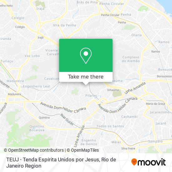 TEUJ - Tenda Espírita Unidos por Jesus map