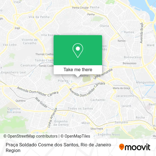 Praça Soldado Cosme dos Santos map