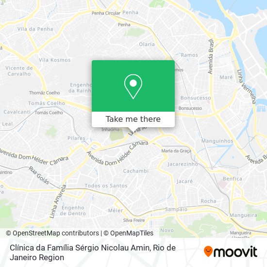 Clínica da Família Sérgio Nicolau Amin map