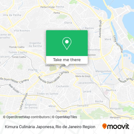 Kimura Culinária Japonesa map