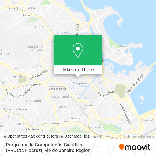 Programa de Computação Científica (PROCC / Fiocruz) map