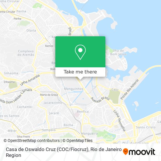 Casa de Oswaldo Cruz (COC / Fiocruz) map