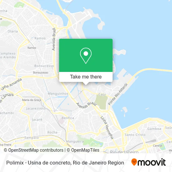 Polimix - Usina de concreto map