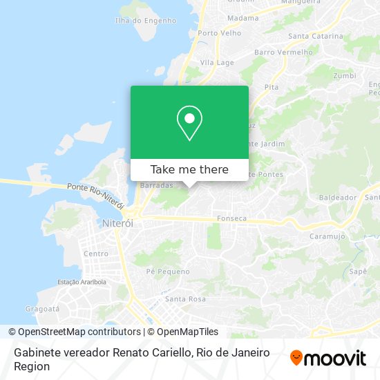 Gabinete vereador Renato Cariello map