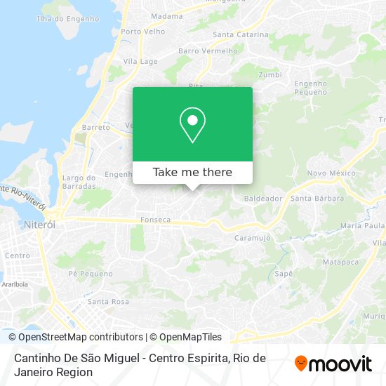 Cantinho De São Miguel - Centro Espirita map