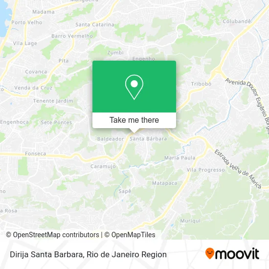 Dirija Santa Barbara map
