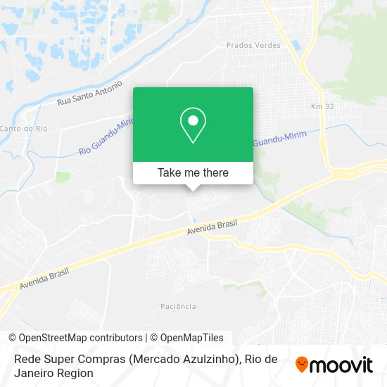 Rede Super Compras (Mercado Azulzinho) map