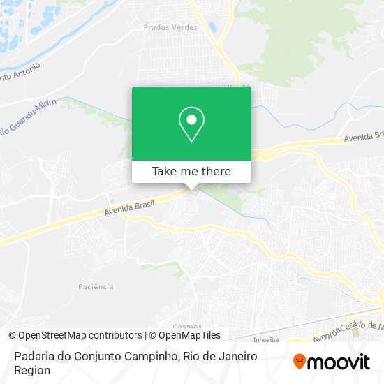 Padaria do Conjunto Campinho map