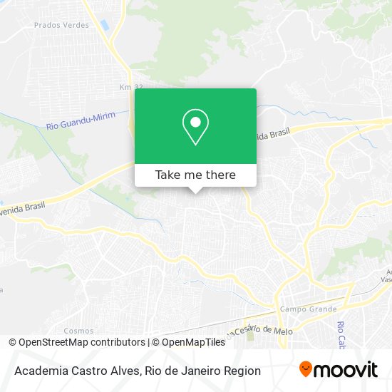 Academia Castro Alves map