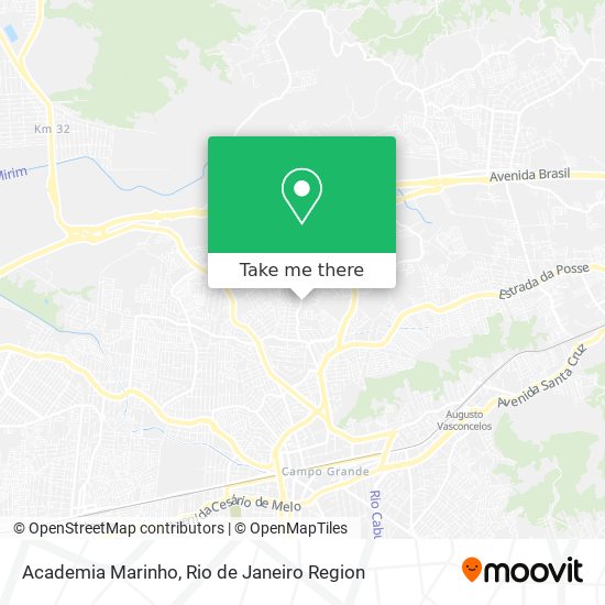 Mapa Academia Marinho