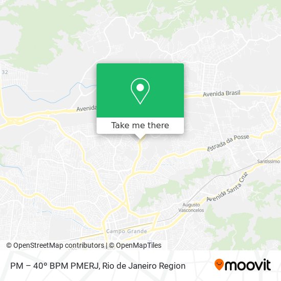 PM – 40º BPM PMERJ map