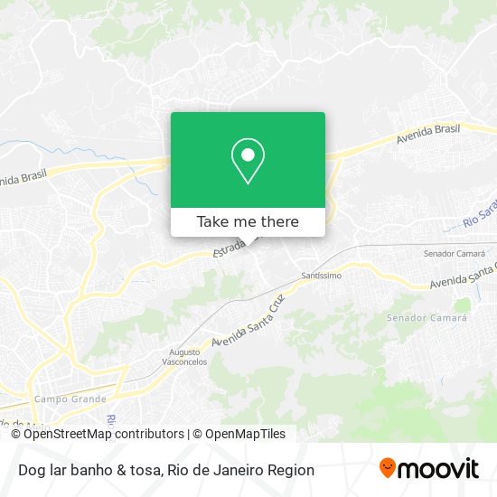 Dog lar banho & tosa map