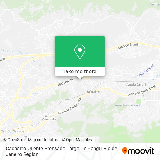 Cachorro Quente Prensado Largo De Bangu map