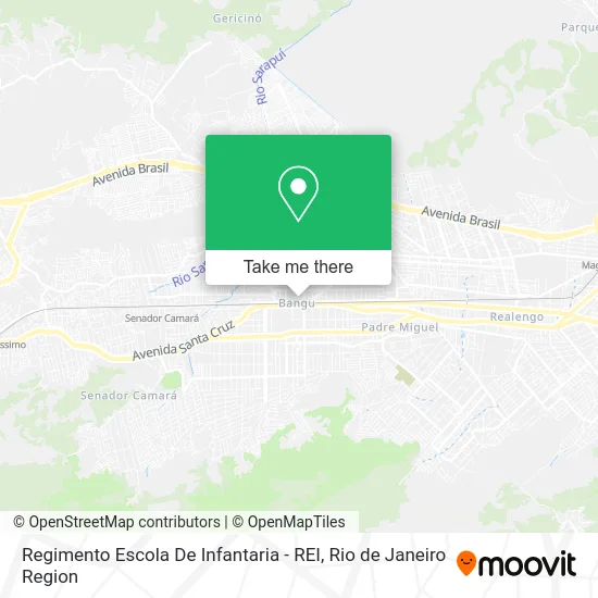 Regimento Escola De Infantaria - REI map