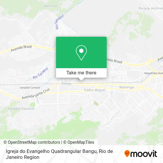 Igreja do Evangelho Quadrangular Bangu map