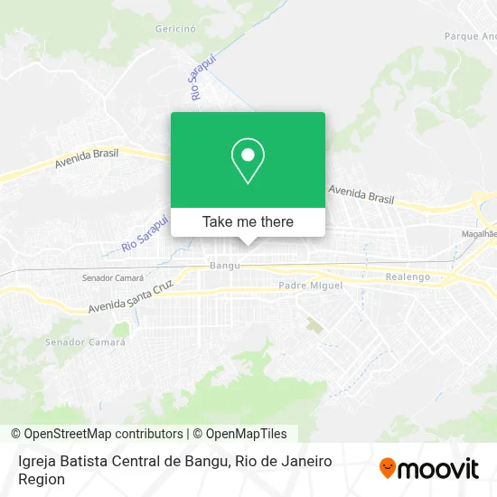 Igreja Batista Central de Bangu map