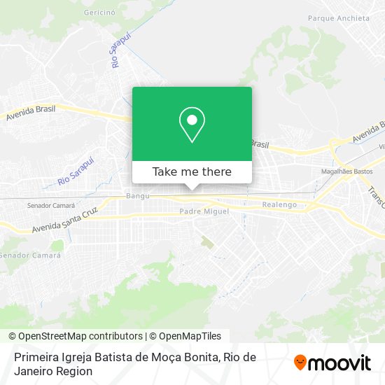 Primeira Igreja Batista de Moça Bonita map