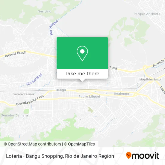 Loteria - Bangu Shopping map