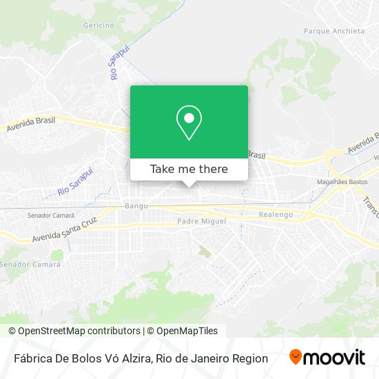 Fábrica De Bolos Vó Alzira map
