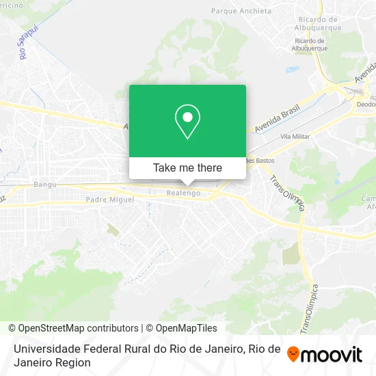 Universidade Federal Rural do Rio de Janeiro map