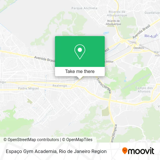 Espaço Gym Academia map