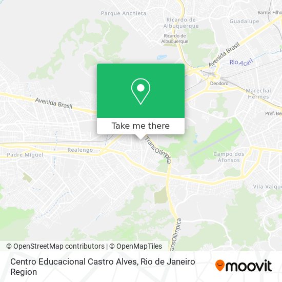 Centro Educacional Castro Alves map