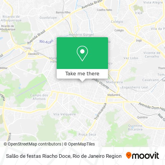 Salão de festas Riacho Doce map