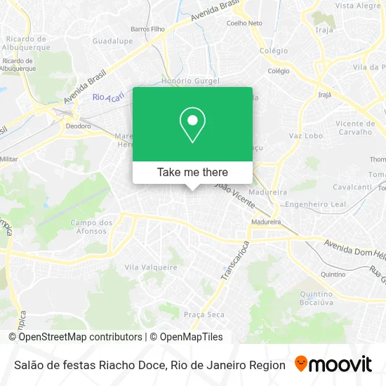 Salão de festas Riacho Doce map
