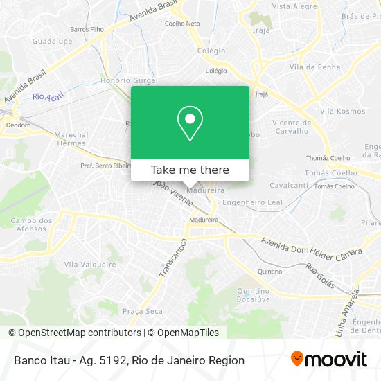 Banco Itau - Ag. 5192 map